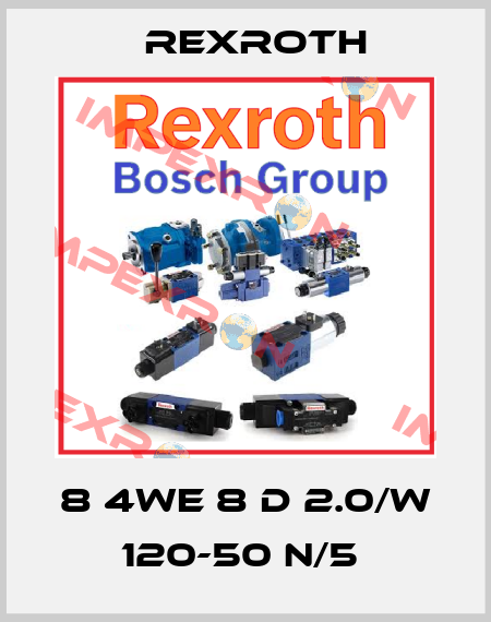 8 4WE 8 D 2.0/W 120-50 N/5  Rexroth