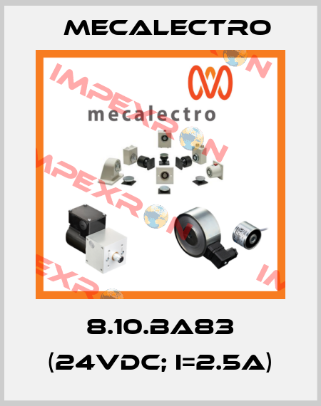 8.10.BA83 (24VDC; I=2.5A) Mecalectro
