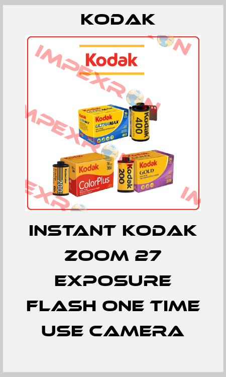 Instant Kodak Zoom 27 Exposure Flash One time Use Camera Kodak