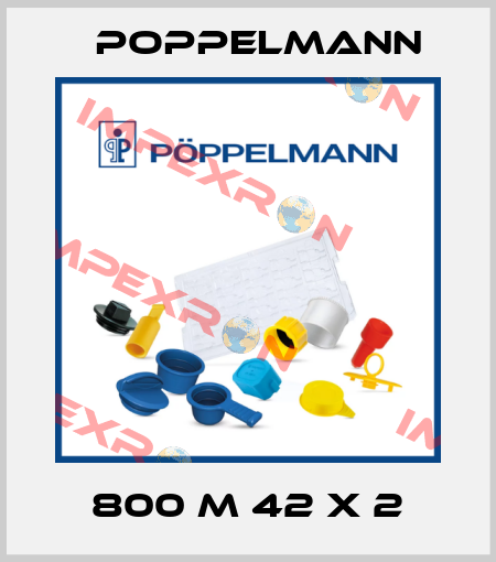 800 M 42 x 2 Poppelmann