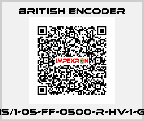 755HS/1-05-FF-0500-R-HV-1-G2-ST British Encoder