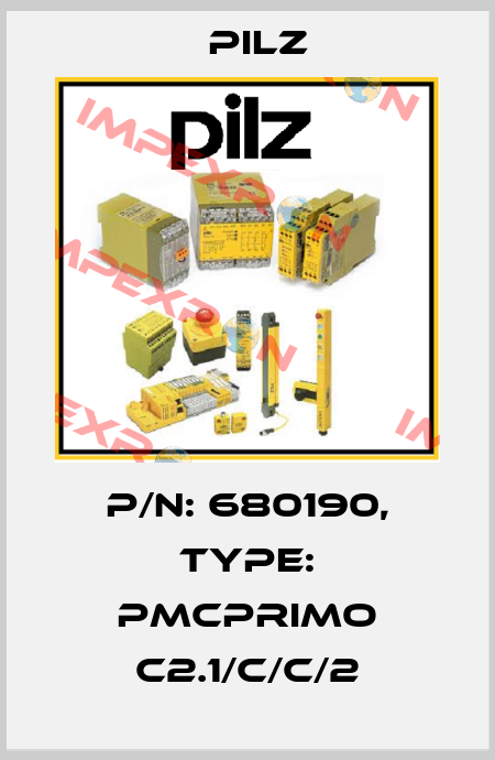 p/n: 680190, Type: PMCprimo C2.1/C/C/2 Pilz
