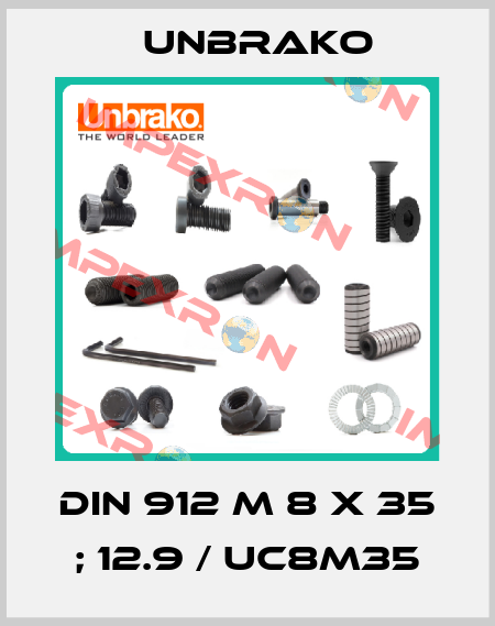 DIN 912 M 8 x 35 ; 12.9 / UC8M35 Unbrako