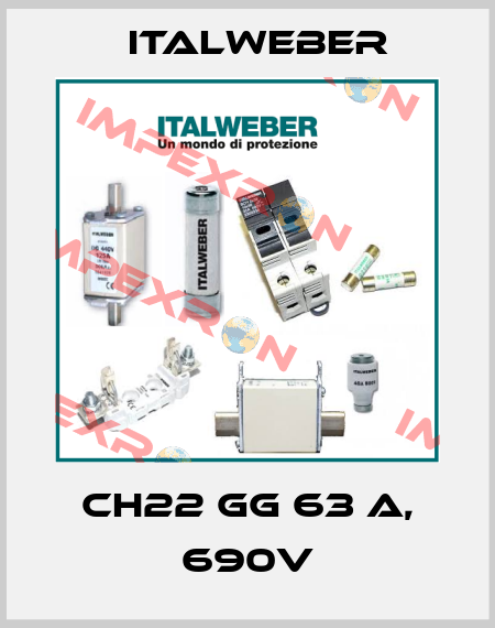 CH22 gG 63 A, 690V Italweber