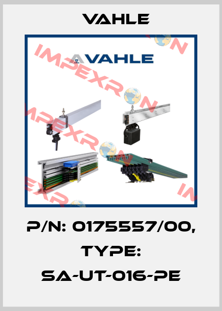 P/n: 0175557/00, Type: SA-UT-016-PE Vahle