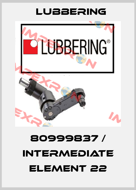 80999837 / Intermediate element 22 Lubbering