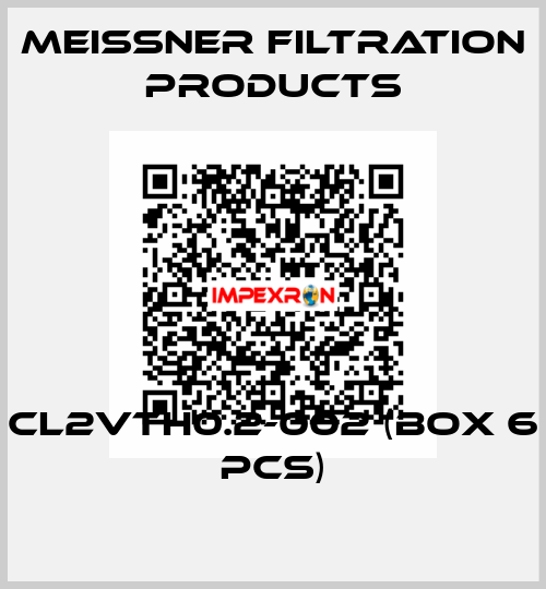 CL2VTH0.2-002 (Box 6 pcs) Meissner Filtration Products
