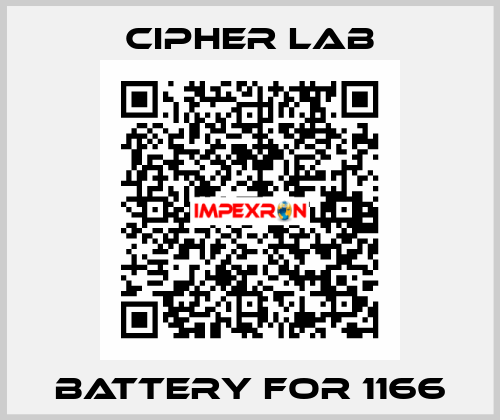 battery for 1166 Cipher Lab
