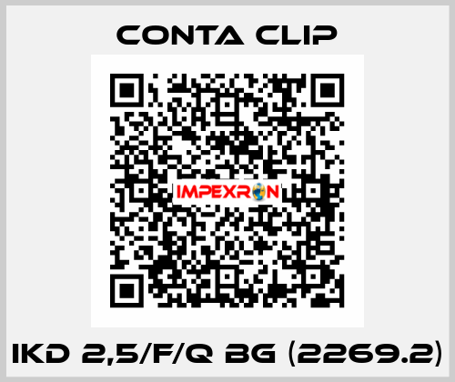 IKD 2,5/F/Q BG (2269.2) Conta Clip