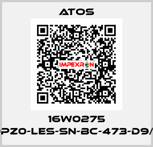 16W0275 DPZ0-LES-SN-BC-473-D9/E Atos