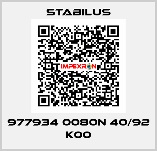 977934 0080N 40/92 K00 Stabilus