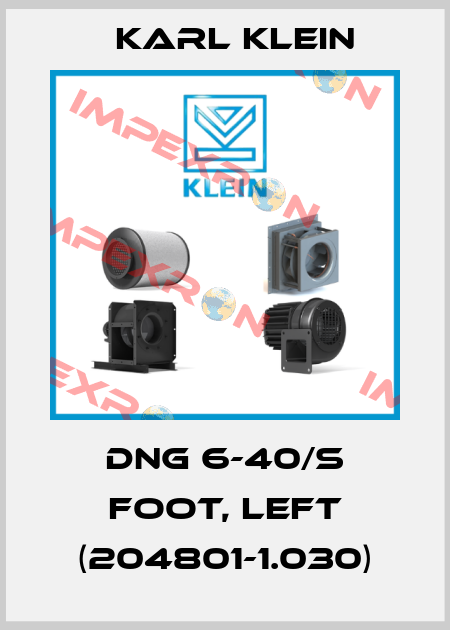 DNG 6-40/S foot, left (204801-1.030) Karl Klein