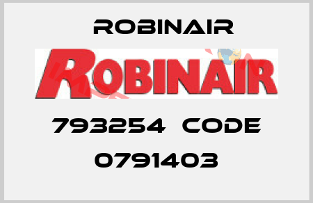 793254  Code 0791403 Robinair