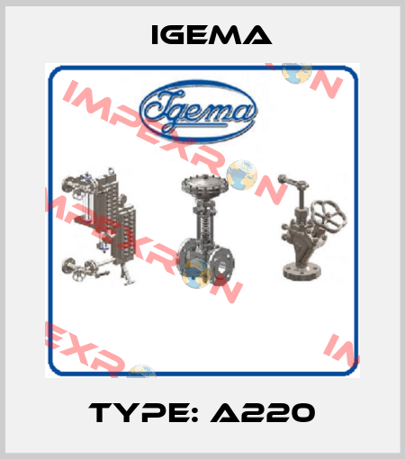 Type: A220 Igema