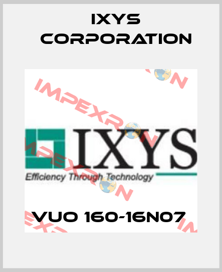 VUO 160-16N07  Ixys Corporation