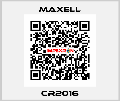 CR2016 MAXELL