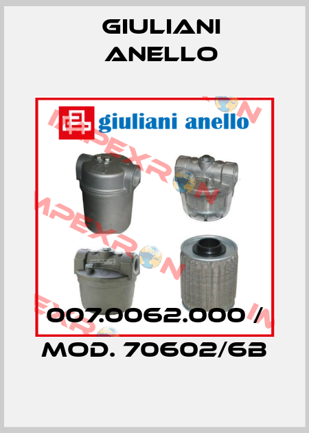 007.0062.000 / Mod. 70602/6B Giuliani Anello