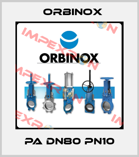 PA DN80 PN10 Orbinox