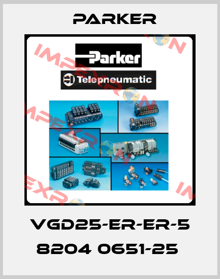 VGD25-ER-ER-5 8204 0651-25  Parker