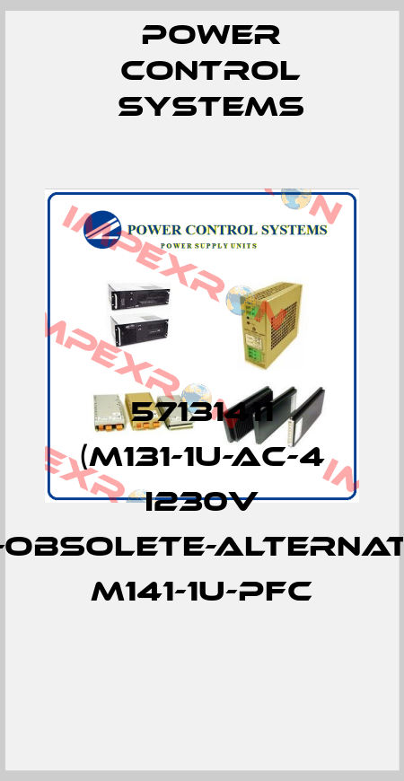 57131411 (M131-1U-AC-4 I230V 5U)-obsolete-alternative  M141-1U-PFC Power Control Systems