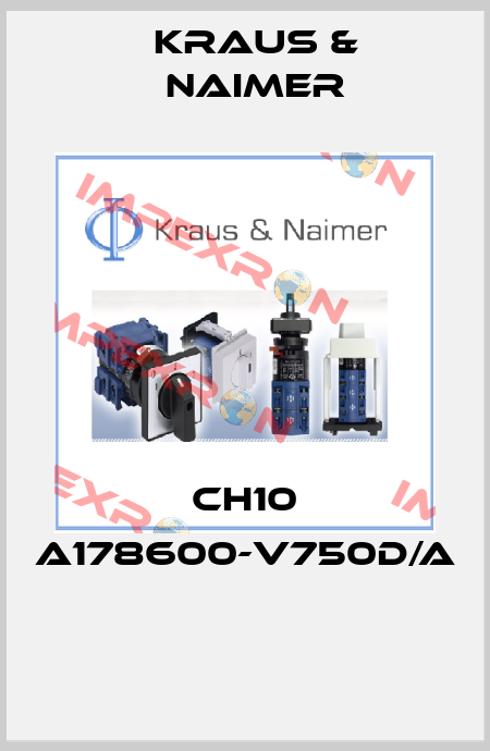 CH10 A178600-V750D/A  Kraus & Naimer