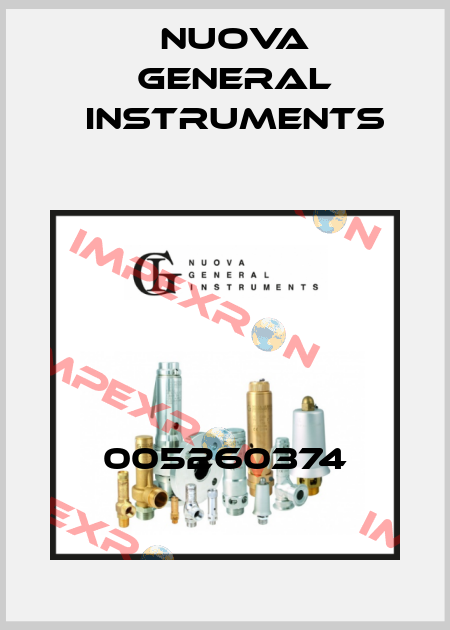 005260374 Nuova General Instruments