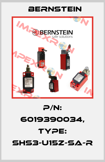 p/n: 6019390034, Type: SHS3-U15Z-SA-R Bernstein