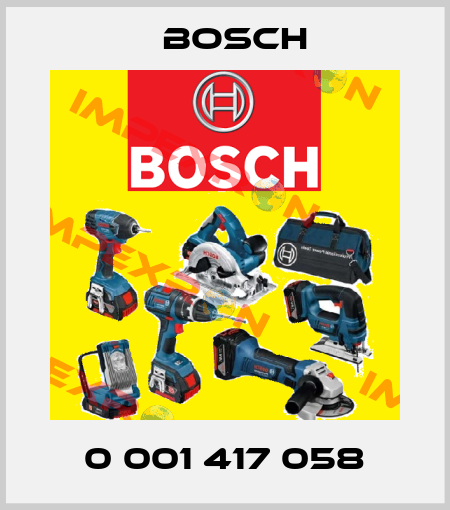 0 001 417 058 Bosch