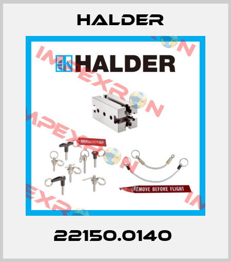 22150.0140  Halder