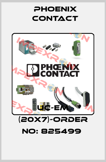 UC-EM (20X7)-ORDER NO: 825499  Phoenix Contact