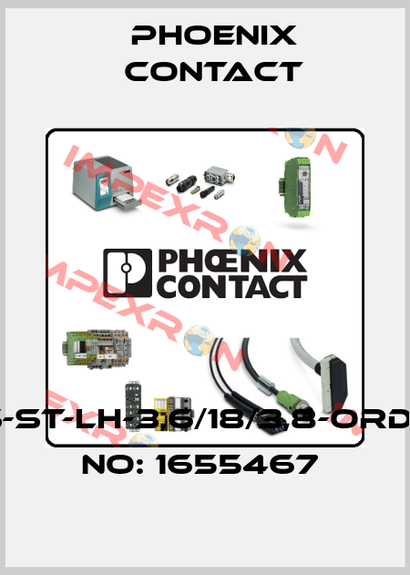 VS-ST-LH-3,6/18/3,8-ORDER NO: 1655467  Phoenix Contact