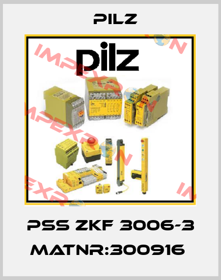 PSS ZKF 3006-3 MatNr:300916  Pilz