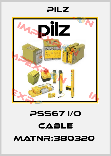 PSS67 I/O Cable MatNr:380320  Pilz