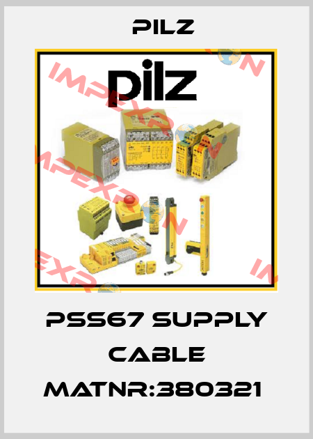 PSS67 Supply cable MatNr:380321  Pilz