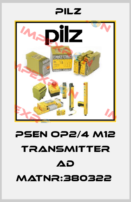PSEN op2/4 M12 Transmitter ad MatNr:380322  Pilz