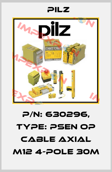 p/n: 630296, Type: PSEN op cable axial M12 4-pole 30m Pilz
