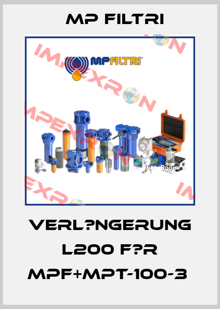 Verl?ngerung L200 f?r MPF+MPT-100-3  MP Filtri