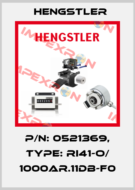 p/n: 0521369, Type: RI41-O/ 1000AR.11DB-F0 Hengstler