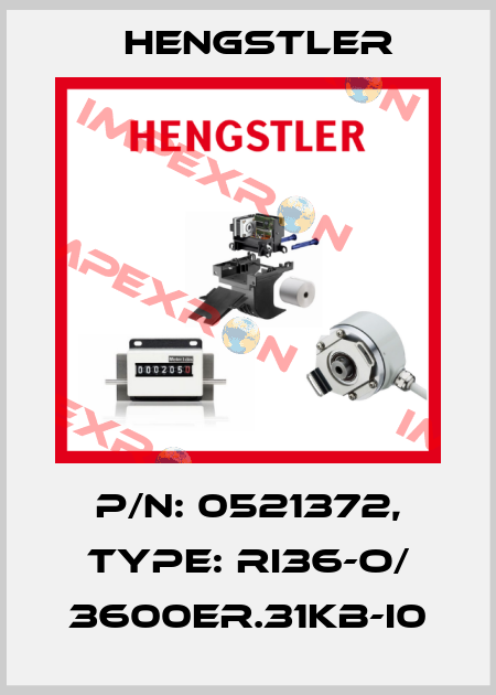 p/n: 0521372, Type: RI36-O/ 3600ER.31KB-I0 Hengstler