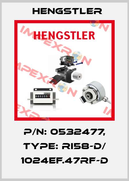 p/n: 0532477, Type: RI58-D/ 1024EF.47RF-D Hengstler