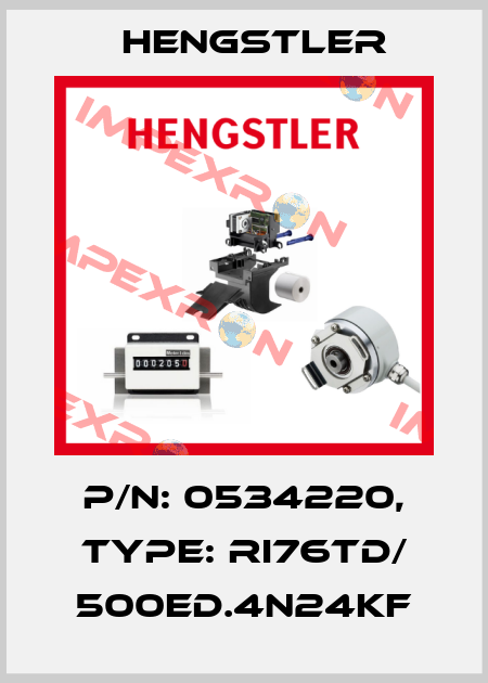 p/n: 0534220, Type: RI76TD/ 500ED.4N24KF Hengstler