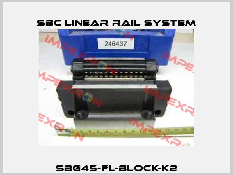 SBG45-FL-BLOCK-K2 SBC Linear Rail System