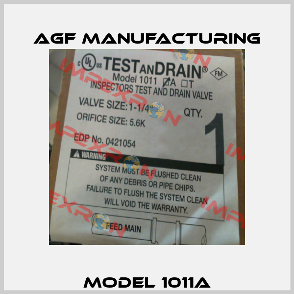 Model 1011A Agf Manufacturing
