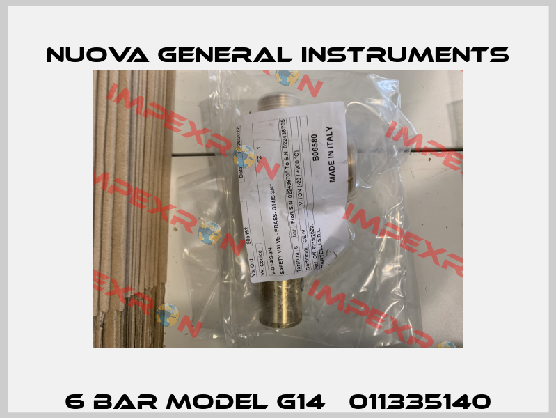6 Bar model G14   011335140 Nuova General Instruments