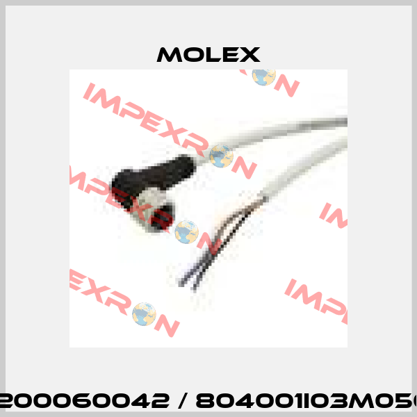 1200060042 / 804001I03M050 Molex